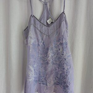 Parasuco Lavender Embroidered Tank S/P